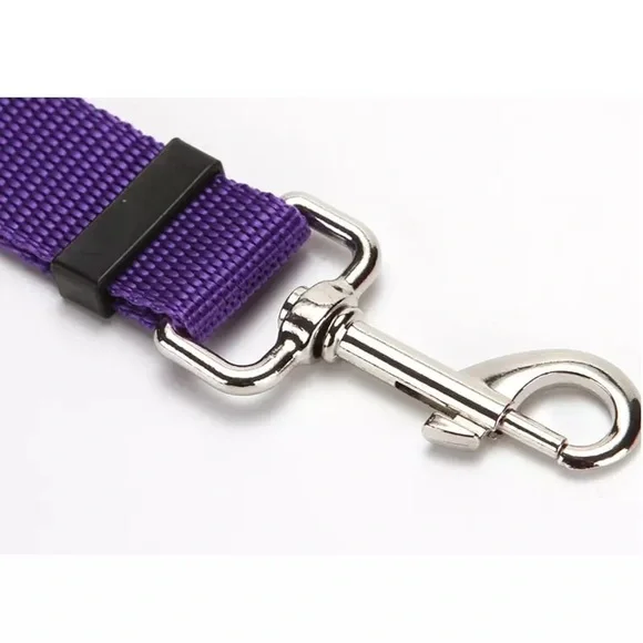 Solid 2 in 1 Dog Car Seatbelt Lead Leash Safety Belt - Picture 4 of 7